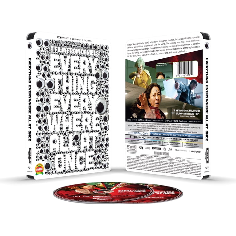 Everything Everywhere All At Once (Walmart Exclusive Art) (4K Ultra HD +  Blu-Ray + Digital Copy) - Walmart.com