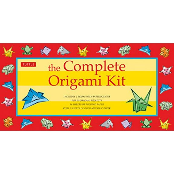 Pre-Owned The Complete Origami Kit: Kit with 2 Origami How-to Books, 98 Papers, 30 Projects: This Easy Origami for Beginners Kit is Great for Both Kids and Adults (Crafts) Paperback