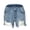 Light Blue, variant on Women's High Waisted Jean Shorts Casual Ripped Distressed Denim Shorts with Pockets Summer Hot Short Jeans for Daily Beach Club
