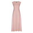 thumbnail image 4 of Vestido de tirantes de camisola sólida de manga corta con estilo de verano para mujer OAVQHLG3B Store lin121212, 4 of 4