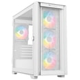 thumbnail image 1 of Gabinete Gamer BALAM RUSH CARBONO TWIN MATE 6000 M-ATX Mini Torre 4 Fan ARGB Cristal Templado Frente Intercambiable USB-C Blanco, 1 of 6