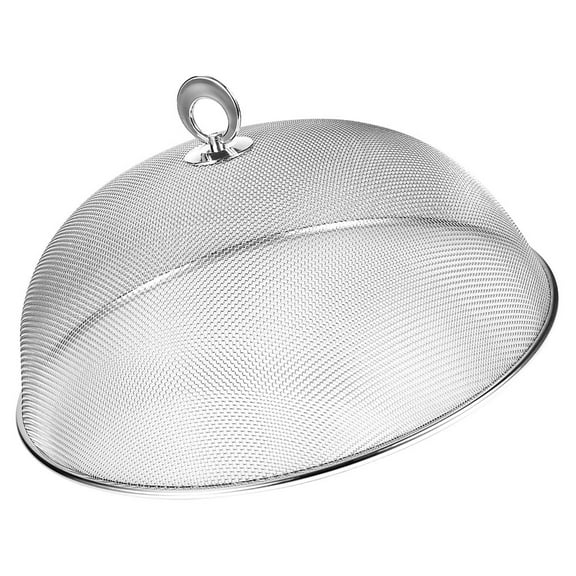 OUNONA Dome Cover For Food Round Mesh Stainless Steel 1Pack