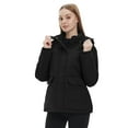 thumbnail image 2 of WenVen Women's Winter Coat Thicken Puffer Coats Windproof Winter Jacket with Hood Black L, 2 of 10