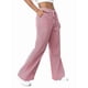 thumbnail image 1 of Pantalones de Salón A Rayas de Pierna para Mujer, Cintura Elástica y Bolsillos Rojo M, 1 of 8