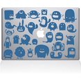 thumbnail image 1 of The Decal Guru Monsters Sticker Vinyle Autocollant pour MacBook - 13" Pro MacBook (2016 et Plus Récent) - Bleu Clair (1131-MAC-13X-LB), 1 of 1