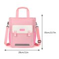 thumbnail image 2 of Mochilas informales de nailon con cremallera para adolescentes de gran capacidad con asa para niños, 2 of 4