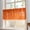 Orange, variant on Boho Short Valance Curtains with Tassles, Bohemian Linen Light Filtering Vintage French Country Christmas Window Treatment Embroidery Drape, Rod Pocket 1 Panel 52" W x 18" L, Sage Green