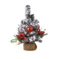 thumbnail image 5 of Mini Christmas Tree Tabletop Ornament, Small Artificial Xmas Tree for Holiday Home Decor Red, 5 of 5