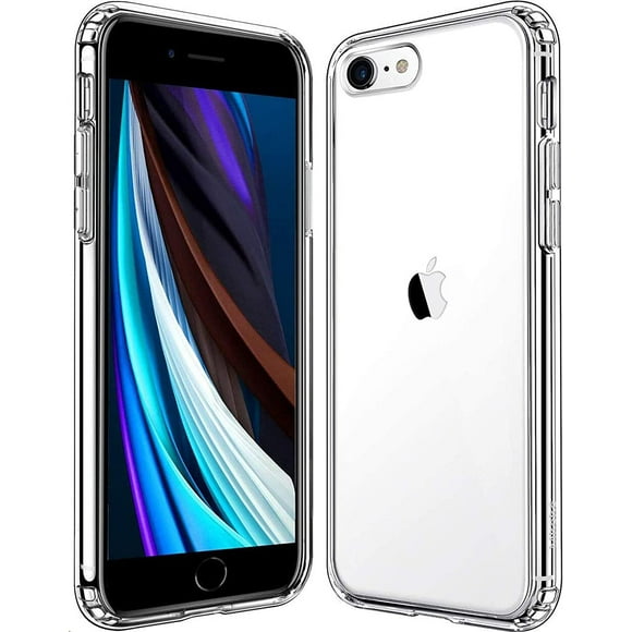 IBAOLE Compatible with iPhone SE 2020 Case, Crystal Clear Case for iPhone 8 Case and iPhone 7 CaseClear-