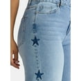 thumbnail image 4 of Madden NYC Women's Ultra 90s Fit Jeans with Embroidery, 32" inseam, Sizes 00-18, 4 of 5