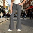 thumbnail image 5 of MuXiKeJi Clothes Girls School Uniform Pants Kids Pull On Straight Leg Stretchy Elastic Waist Bow Trousers with Pockets, 5 of 7