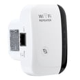 thumbnail image 2 of Repetidor amplificador de señal WiFi con puerto Ethernet de 300 m para montaje en pared, color blanco, para botón WPS (100-240 V) (enchufe estadounidense), 2 of 12