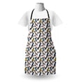 thumbnail image 3 of Bird Apron, Sketchy Painted Like Art of Repetitive Tropical Parrot Watercolor Splash Flower, Unisex Kitchen Bib with Adjustable Neck for Cooking Gardening, Adult Size, Multicolor, by Ambesonne, 3 of 4