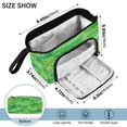 thumbnail image 3 of Nylon Fish Mouth Pencil Case with Large Capacity Zipper Pencil Pouch Green Ink Splatter Pattern Pencil Bag Organizers, 3 of 7