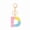 D, variant on letter keychain,Decorative Keychain, Cute Key Chains for Women Girls, Charms for Key Handbag Backpack