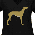 thumbnail image 4 of Inktastic Greyhound Women's Plus Size V-Neck T-Shirt, 4 of 5