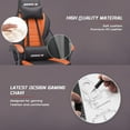 thumbnail image 6 of Waleaf Gaming Chair, Ergonomic Heavy Duty Design, Gamer Chair with Footrest and Lumbar Support, Large Cushion High Back Office Chair, Big and Tall Computer Chair, 6 of 7
