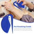 thumbnail image 4 of HPDL 12X Pet Comb Dog Cat Hair Cutter FurBuster Knot Remover For Grooming, 4 of 8