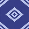 thumbnail image 1 of Ahgly Company Machine Washable Indoor Square Transitional Cobalt Blue Area Rugs, 5' Square, 1 of 7