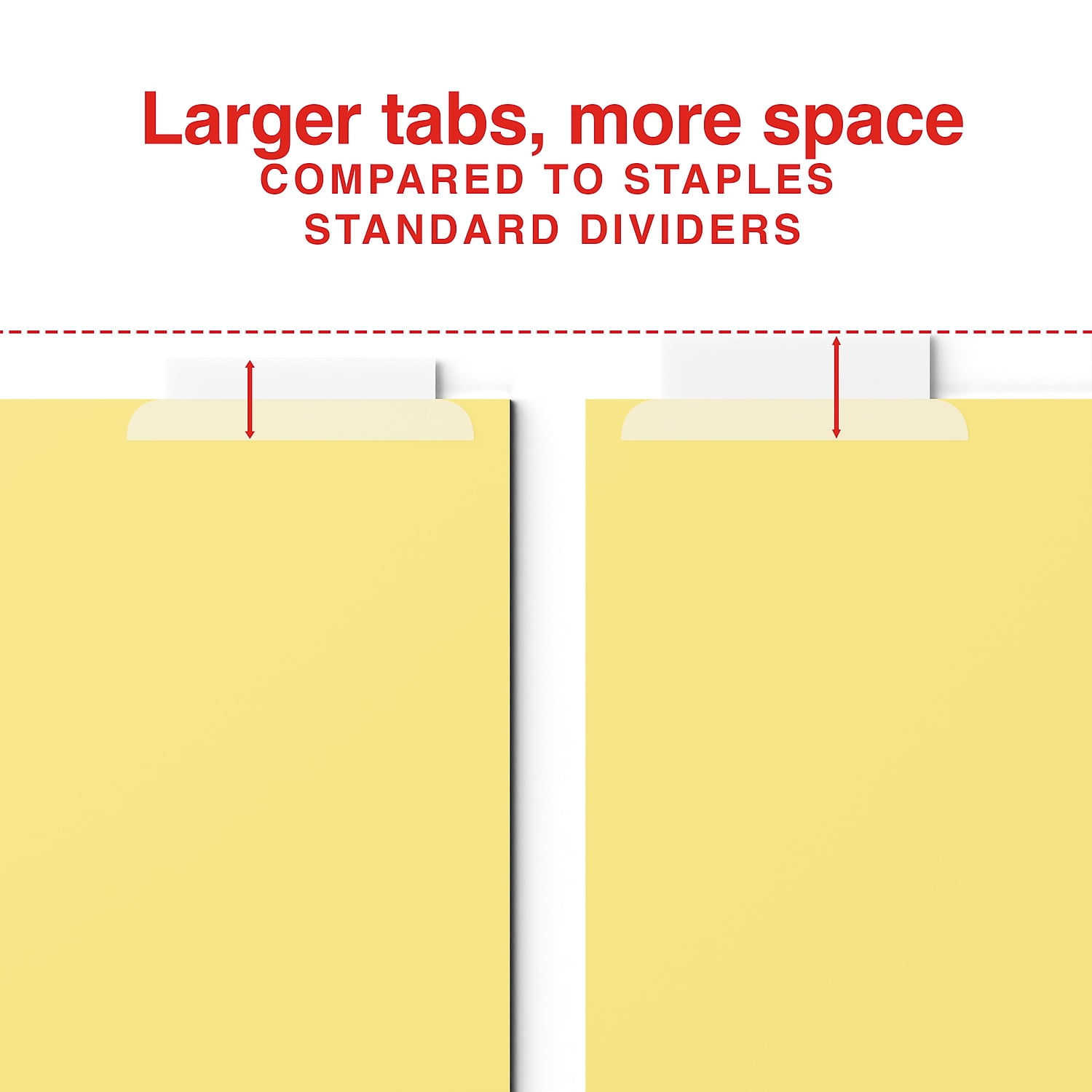 aページ Staples Write & Erase Paper Dividers, Assorted Colors, 8