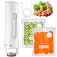 thumbnail image 1 of Syntus Vacuum Sealer Bags for Food, Food Storage Bags for Sous Vide Cooking Microwave Heating, Air Valve Zipper Bags & Zip Clips, 30 Bags (S+M+L) + 1, 1 of 8