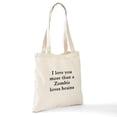 thumbnail image 6 of CafePress - I Love You More Than A Zombie Loves Brains Tote Ba - Unisex Canvas Tote Bag, Beige, 1-Piece, 6 of 6
