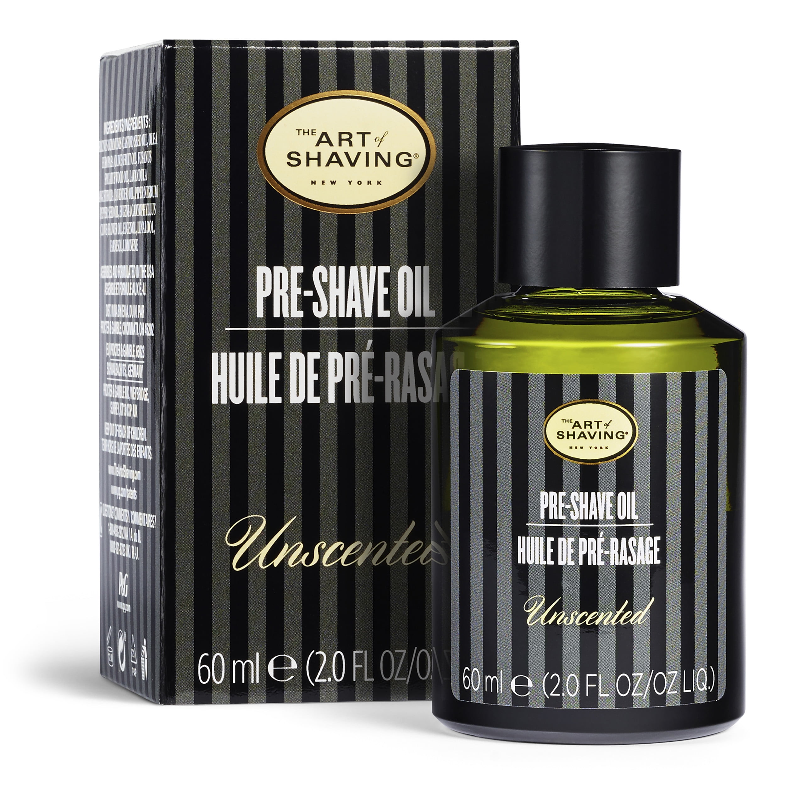 The Art of Shaving Men's Unscented Pre-Shave Oil, 2 fl oz