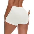 thumbnail image 3 of INSPIRE CHIC Women's Full Coverage Maternity Underwear Plus Size High Waisted Ice Silk Invisible Breathable Panties L White, 3 of 4