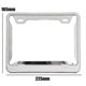 thumbnail image 4 of Spain Motorcycle License Plate Frame - Stainless Steel Universal Cover Protector with Easy Installation, 4 of 5