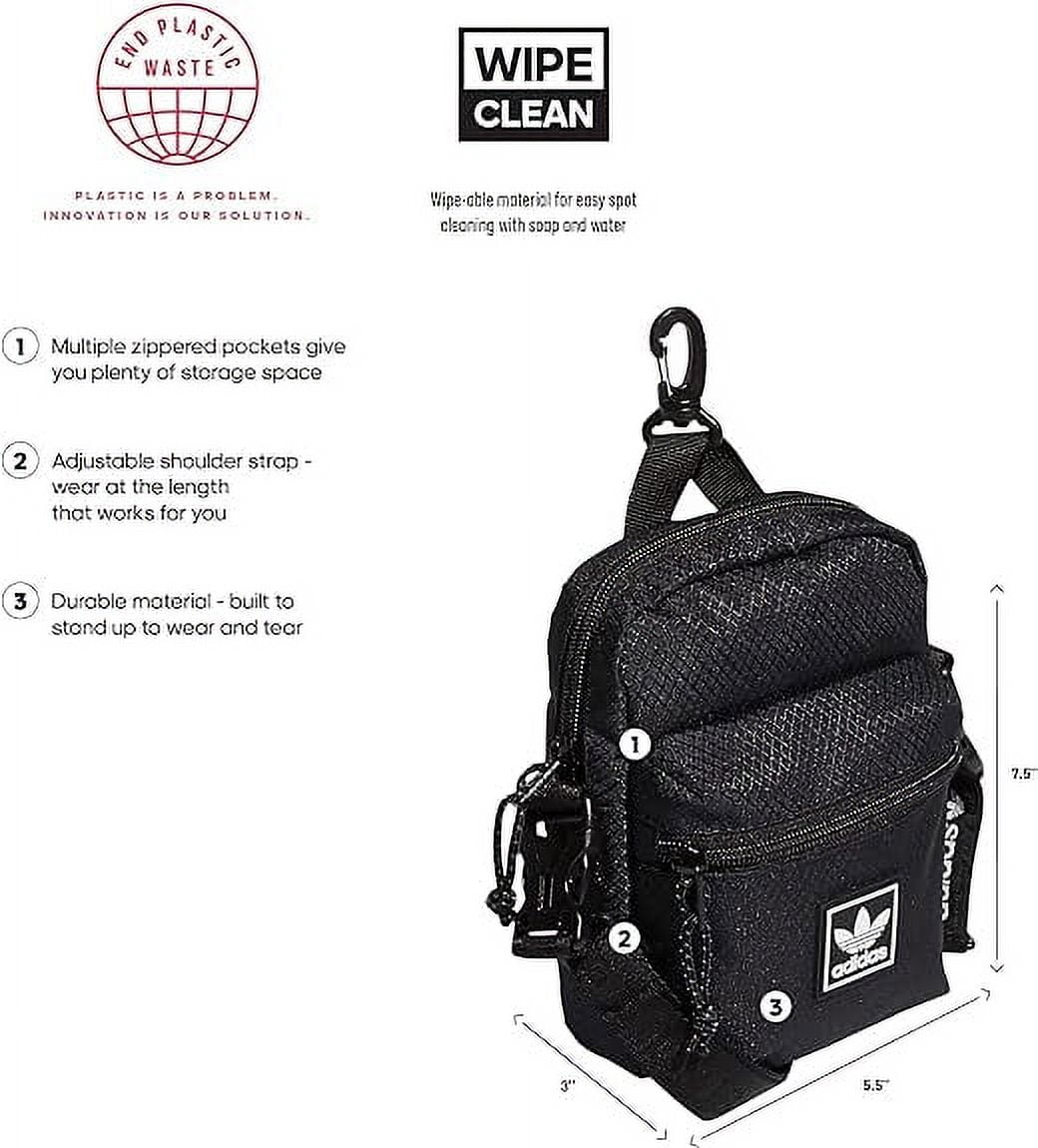 adidas originals logo strap crossbody bag