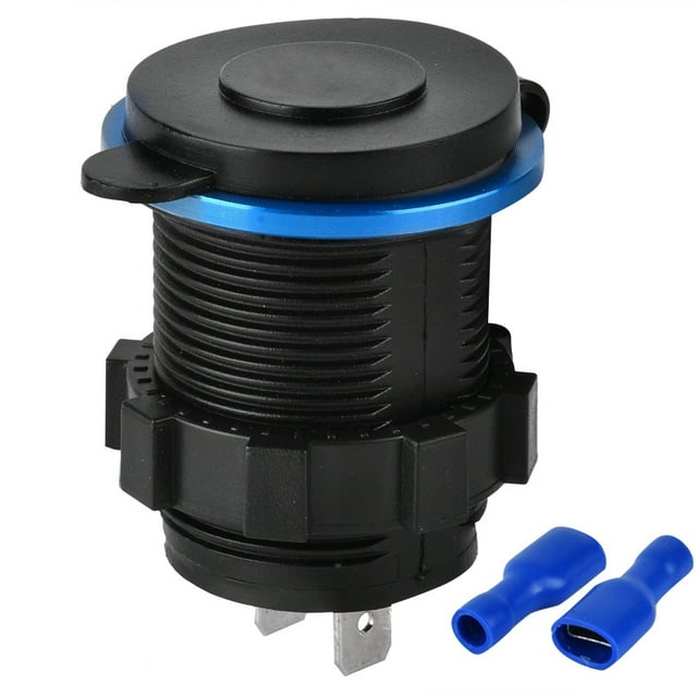 Prise de Chargeur USB, 4.2a Chargeur USB de Voiture en Aluminium Double USB AUSB Chargeur de Précision Conçu