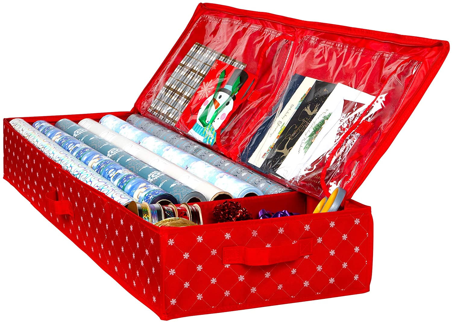 Christmas Storage Organizer - Wrapping Paper Storage and Under-Bed
