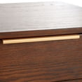 thumbnail image 5 of SAFAVIEH Pierre Contemporary 2 Drawer Coffee Table, Walnut/Gold (42 in. W x 22 in. D x 18 in. H), 5 of 14