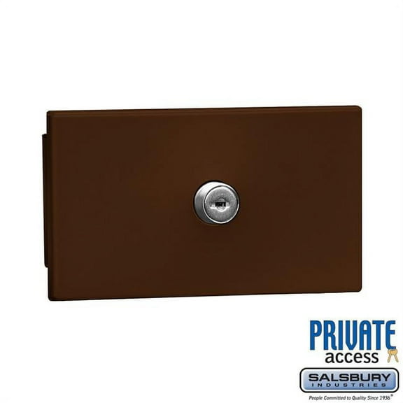 Salsbury Industries  6 x 3.25 x 2 in. Key Keeper - Recessed Mounted - Private Access, Bronze