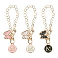 thumbnail image 1 of 3 Piezas de Accesorios de Charm con Letra M para Vasos con Asa, Charm de Letra en Forma de Corazón y Mariposa, Negro, Blanco, Rosa, 1 of 6