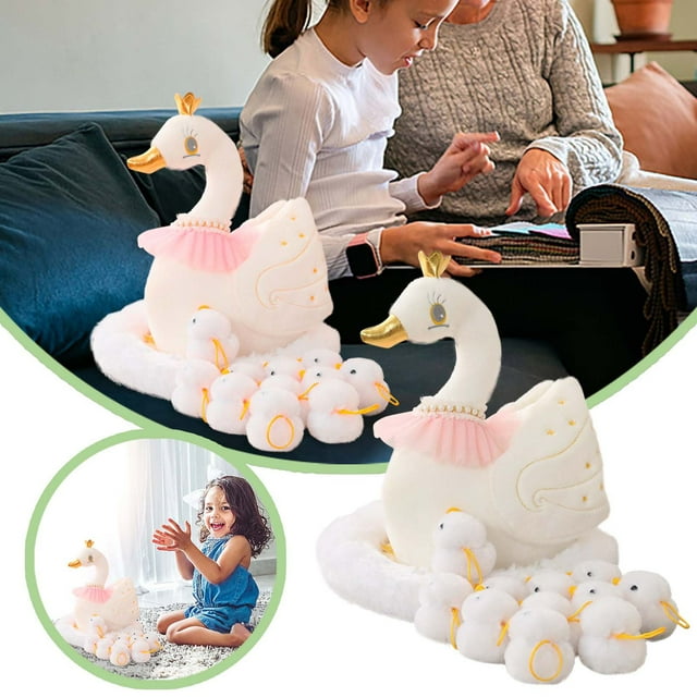 "Oie Réaliste en Peluche Douce Parfaite pour les Enfants et la Déco de la Maison Excellente Idée"