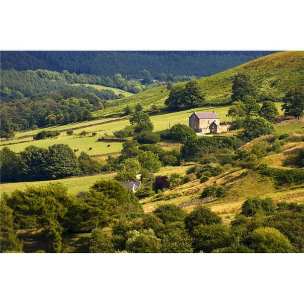 Posterazzi DPI1839056LARGE Paysage Rural - Yorkshire Affiche Anglaise, Grand - 36 x 24
