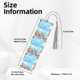 thumbnail image 3 of Kdxio Sea and Fish Print Metal Tassel Bookmarks,Perfect Gift for Art Lovers and Bookworms Metal Bookmarks for Women, 3 of 8