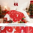 thumbnail image 5 of Aonewoe Christmas 50" x 60" Throw Blanket Christmas Printed Blanket Flannel with Shearling Lining Blankets for Couch Bed Sofa, 5 of 7