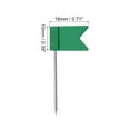 thumbnail image 2 of Unique Bargains Flag Map Push Pins, 1 Inch Travel Map Pins with Plastic Head, Green, 100Pack, 2 of 6