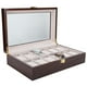 thumbnail image 3 of Caja de madera para relojes de pulsera Bling Bling 12 rejillas, 3 of 12