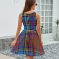 thumbnail image 6 of Anderson Clan Tartan Sleeveless Dress Women Summer Evening Dresses Ladies Sundress, 6 of 7
