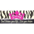 thumbnail image 2 of Greene, Taylor 18x10 White Modern Wood Framed Museum Art Print Titled - Live Your Dream, 2 of 4