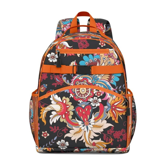 Elegant Classic Paisley Backpack Waterproof & Adjustable for Heavy Loads