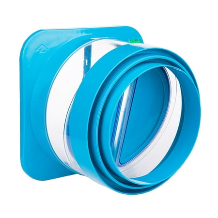 

Duct Adaptor Butterfly Check Draft Blockers Vent Air Duct Check Public Flue Check for Ducting Hose L Blue