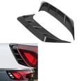 thumbnail image 4 of Headlight Side Eyebrows Frames, 2pcs Gloss Black Nonfading Rear Headlight Side Eyebrows Anti Scratch  For Car Exterior Decoration, 4 of 8