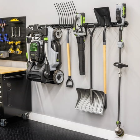 StoreYourBoard 64" Modular Garage Garden Tool Organizer Wall Mount – Heavy Duty Garden Tool Rack for Garage Organization and Storage, Wall Tool Organizer for Shovels, Rakes, Yard Tools, Holds 600 lbs