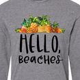 thumbnail image 4 of Inktastic Hello, Beaches Group of Pineapples Long Sleeve T-Shirt, 4 of 5