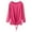 Hot Pink, variant on Uikmnh Cute Shirts for Teens Girls Solid Color Casual Long Sleeve Tee with Front Knot Detail Loose Fit Basic Blouse for Autumn Size:8-9 Years
