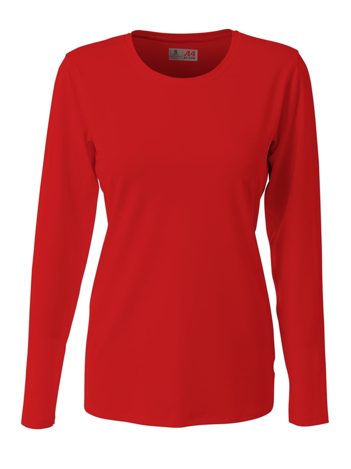 A4 Teen Spike Long Sleeve Volleyball Je For Teen Female in Scarlet | NG3015